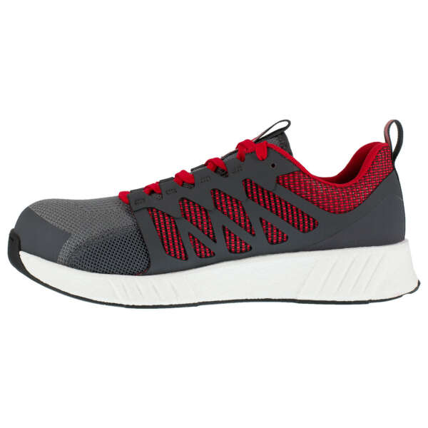 GREY RED WHITE SPORT OX S1P ESD 4